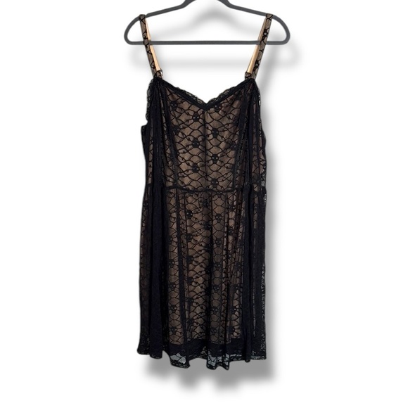 Vintage Tripp NYC Skeleton Lace Mini Dress- Missing Ribbon Size Large Punk
